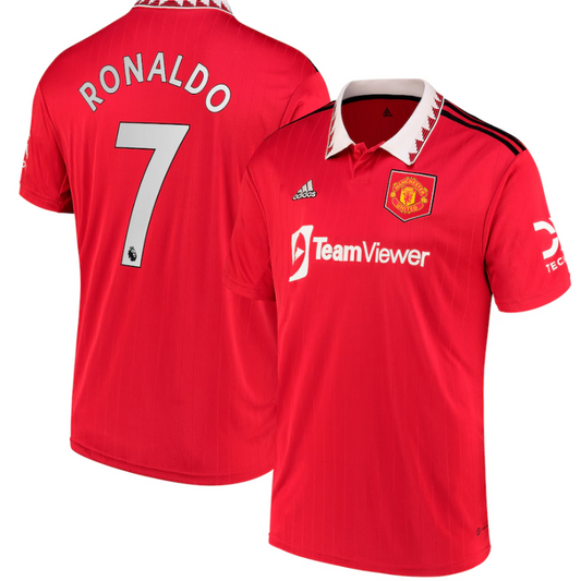Cristiano Ronaldo Manchester United Unisex Shirt 2022/23 Home Player Jersey - Red Adidas