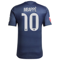 Kylian Mbappé Real Madrid 2025/26 Away Player Jersey - Blue