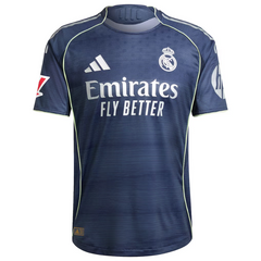 Kylian Mbappé Real Madrid 2025/26 Away Player Jersey - Blue