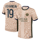 Lee Kang In Paris Saint-Germain Jordan Brand 2023/24 Fourth Stadium Player Jersey – Tan Jordan Brand