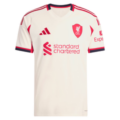 Virgil van Dijk Liverpool 2025/26 Away Player Jersey - White