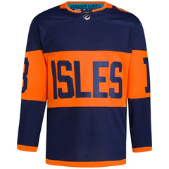 Mathew Barzal New York Islanders adidas 2024 NHL Stadium Series Primegreen Authentic Player Jersey – Navy Adidas