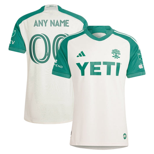 Austin FC adidas 2024 The Armadillo Kit Authentic Custom Jersey – Tan adidas