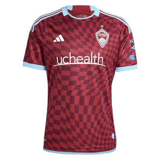 Colorado Rapids adidas 2024 One Flag Kit Authentic Custom Jersey - Burgundy Adidas