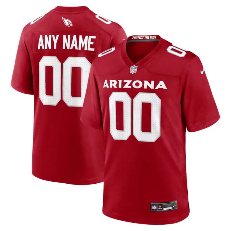 Arizona Cardinals Nike Custom Game Jersey - Cardinal