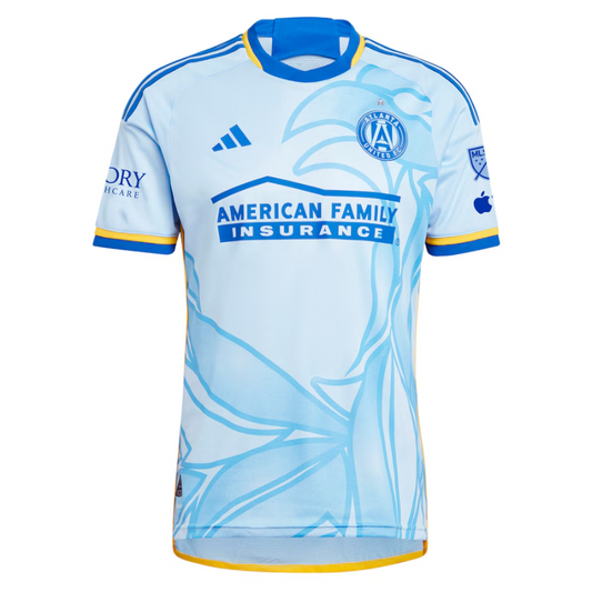 Atlanta United FC adidas 2024 The Resurgens Kit Authentic Custom Jersey - Light Blue