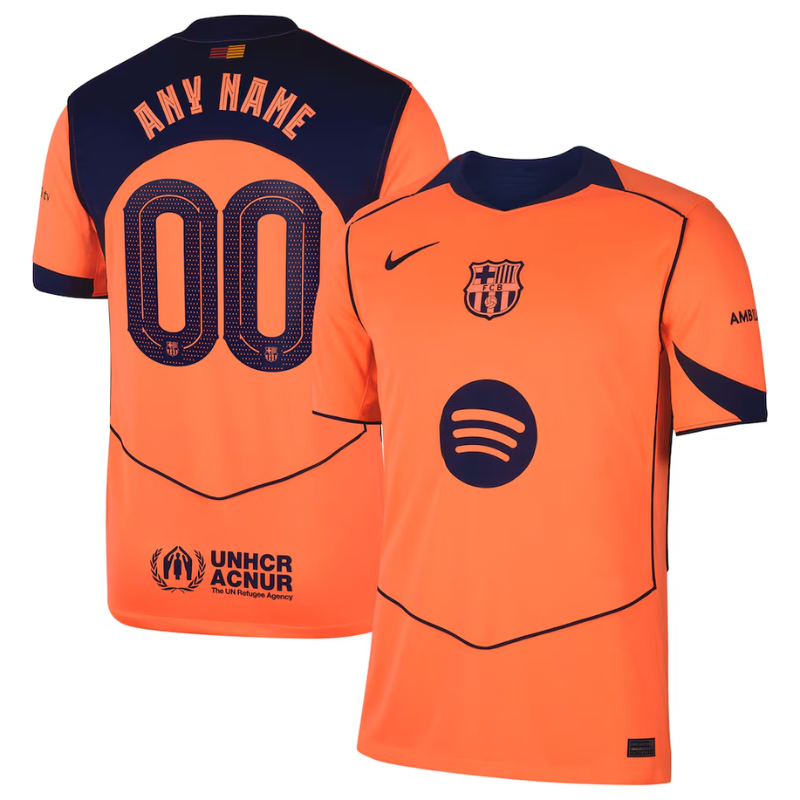Barcelona Nike 2025/26 Third Jersey - Orange