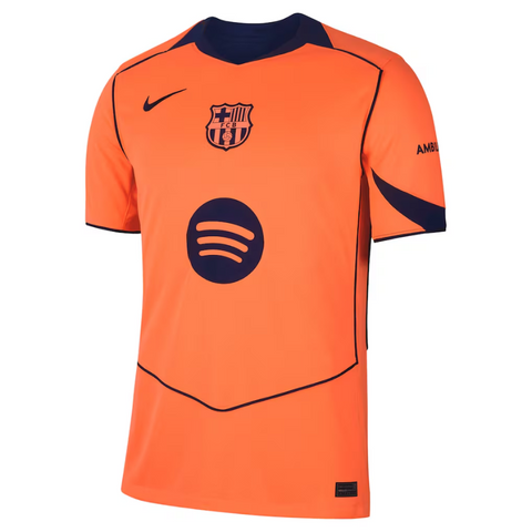 Barcelona Nike 2025/26 Third Jersey - Orange