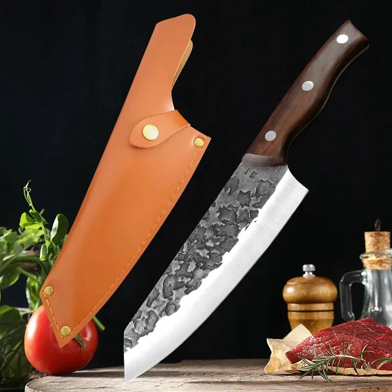 Japanese Chef’s Knife – Stainless Steel Butcher Knife for Meat, Fish & Vegetables