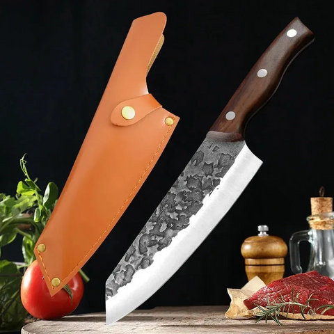 Japanese Chef’s Knife – Stainless Steel Butcher Knife for Meat, Fish & Vegetables