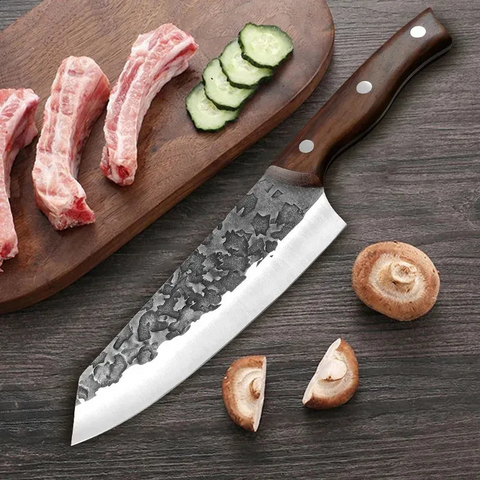 Japanese Chef’s Knife – Stainless Steel Butcher Knife for Meat, Fish & Vegetables