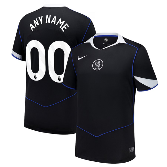 Chelsea Nike 2025/26 Third Custom Jersey - Black Nike