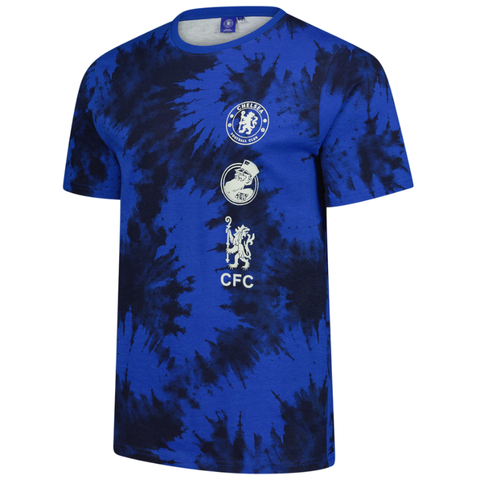 Chelsea Sport Design Sweden Relaxed Time Out Tie-Dye T-Shirt - Royal