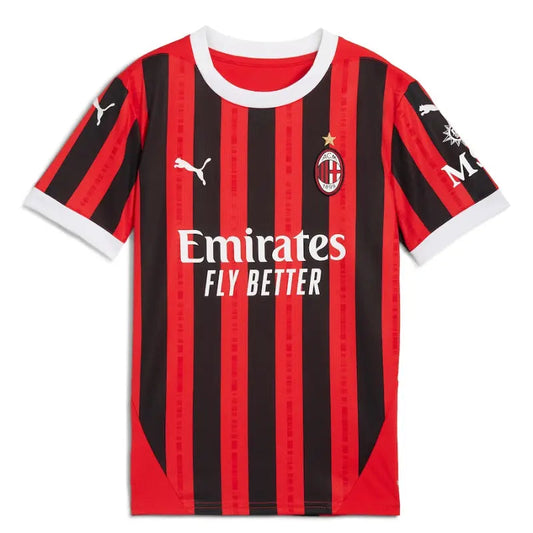 Christian Pulisic AC Milan Puma 2024/25 Home Player Jersey - Red Puma
