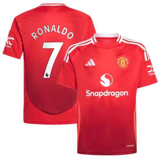 Cristiano Ronaldo 7 Manchester United adidas 2024/25 Home Player Jersey - Red Adidas