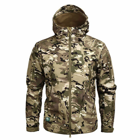 Men's Hiking Army Jackets Men Camouflage Autumn Winter Skin Soft Shell Waterproof Jacket Windbreaker For Hunting Camping - Shipp Limited™