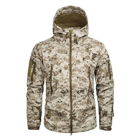 Men's Hiking Army Jackets Men Camouflage Autumn Winter Skin Soft Shell Waterproof Jacket Windbreaker For Hunting Camping - Shipp Limited™
