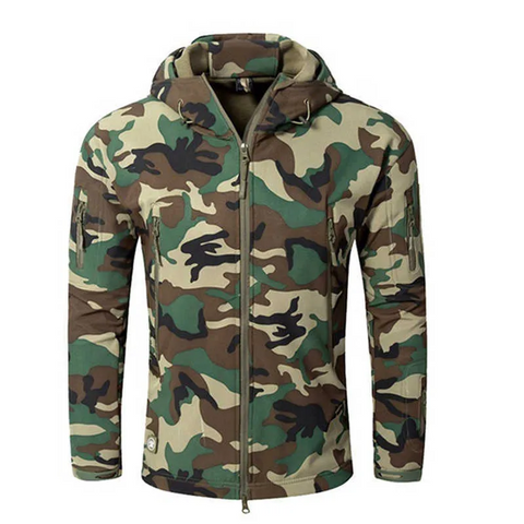 Men's Hiking Army Jackets Men Camouflage Autumn Winter Skin Soft Shell Waterproof Jacket Windbreaker For Hunting Camping - Shipp Limited™