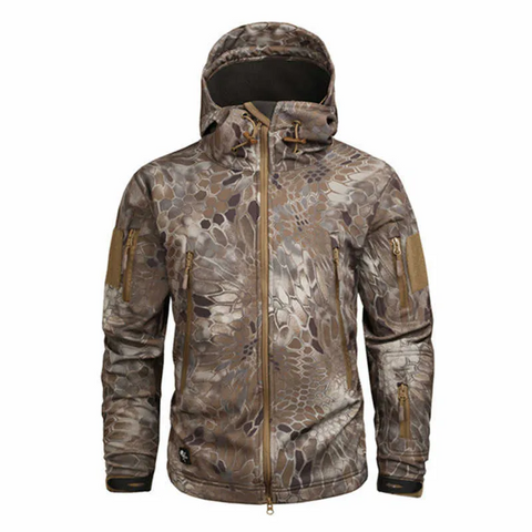 Men's Hiking Army Jackets Men Camouflage Autumn Winter Skin Soft Shell Waterproof Jacket Windbreaker For Hunting Camping - Shipp Limited™