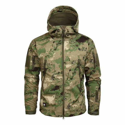 Men's Hiking Army Jackets Men Camouflage Autumn Winter Skin Soft Shell Waterproof Jacket Windbreaker For Hunting Camping - Shipp Limited™