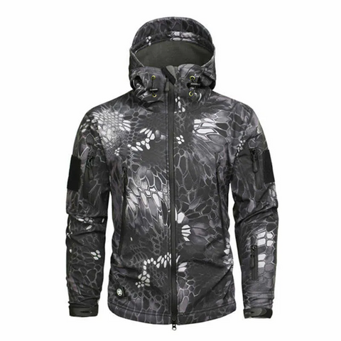 Men's Hiking Army Jackets Men Camouflage Autumn Winter Skin Soft Shell Waterproof Jacket Windbreaker For Hunting Camping - Shipp Limited™