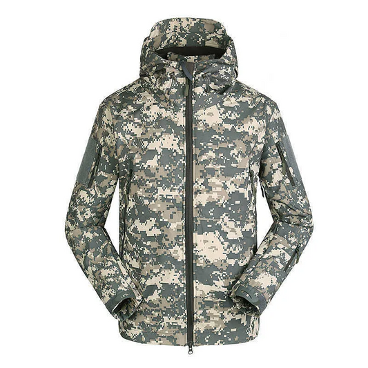 Men's Hiking Army Jackets Men Camouflage Autumn Winter Skin Soft Shell Waterproof Jacket Windbreaker For Hunting Camping - Shipp Limited™