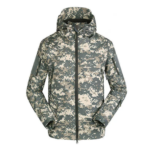 Men's Hiking Army Jackets Men Camouflage Autumn Winter Skin Soft Shell Waterproof Jacket Windbreaker For Hunting Camping - Shipp Limited™