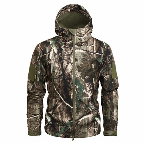 Men's Hiking Army Jackets Men Camouflage Autumn Winter Skin Soft Shell Waterproof Jacket Windbreaker For Hunting Camping - Shipp Limited™