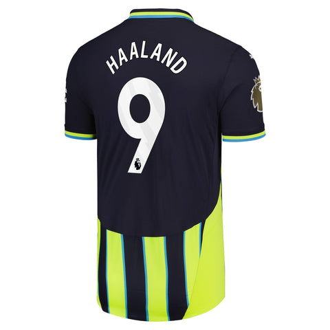 Erling Haaland Manchester City Puma 2024/25 Away Authentic Player Jersey - Navy Puma