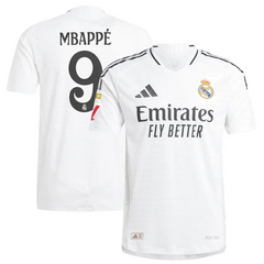 Kylian Mbappé Real Madrid 2024/25 Home Player Jersey - White