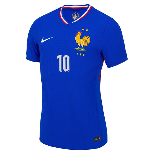Kylian Mbappe France National Team Nike 2024 Home Authentic Jersey - Blue Nike
