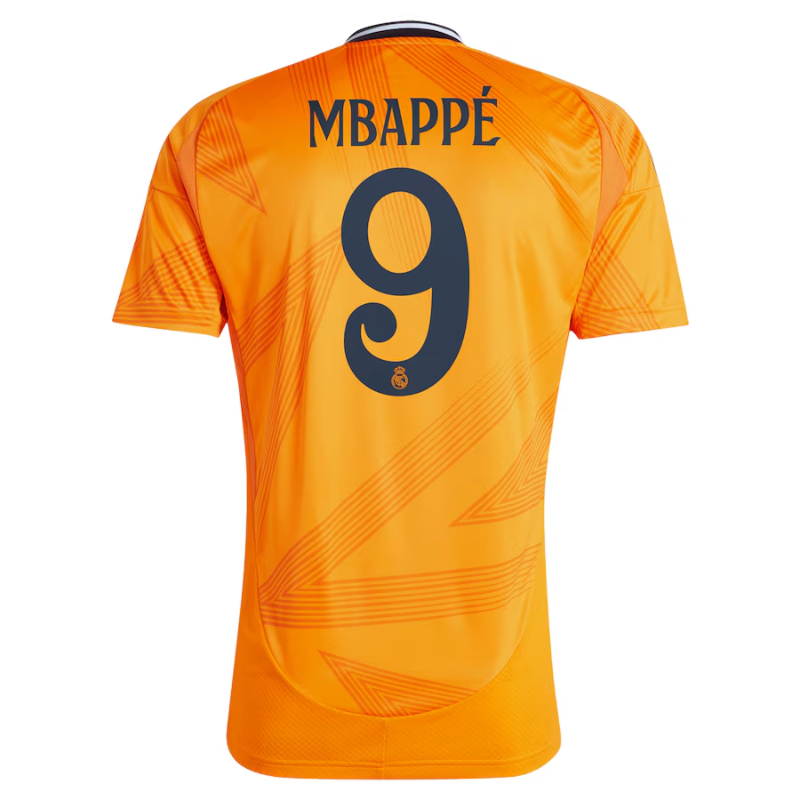 Kylian Mbappé Real Madrid adidas 2024/25 Away Player Jersey - Orange Adidas