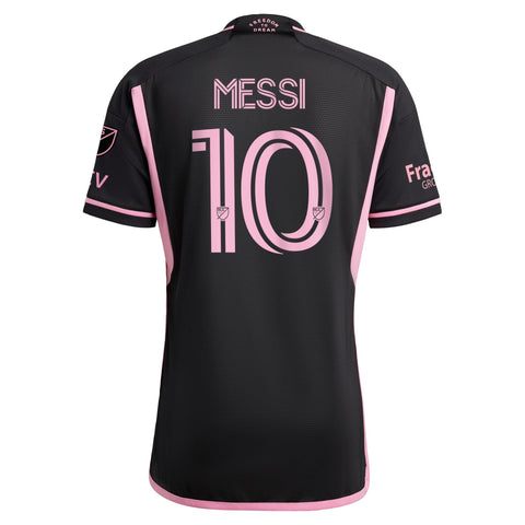 Lionel Messi Inter Miami CF adidas 2024 La Noche Authentic Player Jersey - Black Adidas