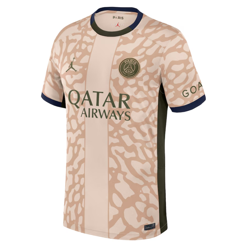 Ousmane Dembélé Paris Saint-Germain Jordan Brand 2023/24 Fourth Stadium Player Jersey – Tan Jordan Brand