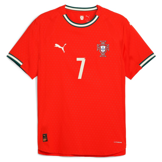 Cristiano Ronaldo Portugal National Team Puma 2025 Home Jersey - Red Puma