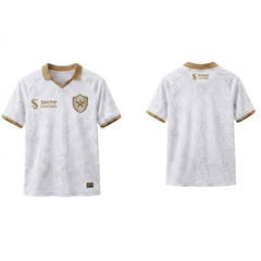 Shipp Limited Men’s Performance Polo Shirt – Crisp White with Tonal Textured Pattern