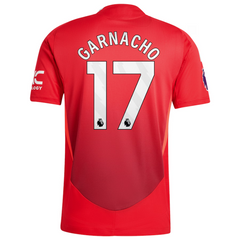 Alejandro Garnacho Manchester United 2024/25 Home Player Jersey - Red
