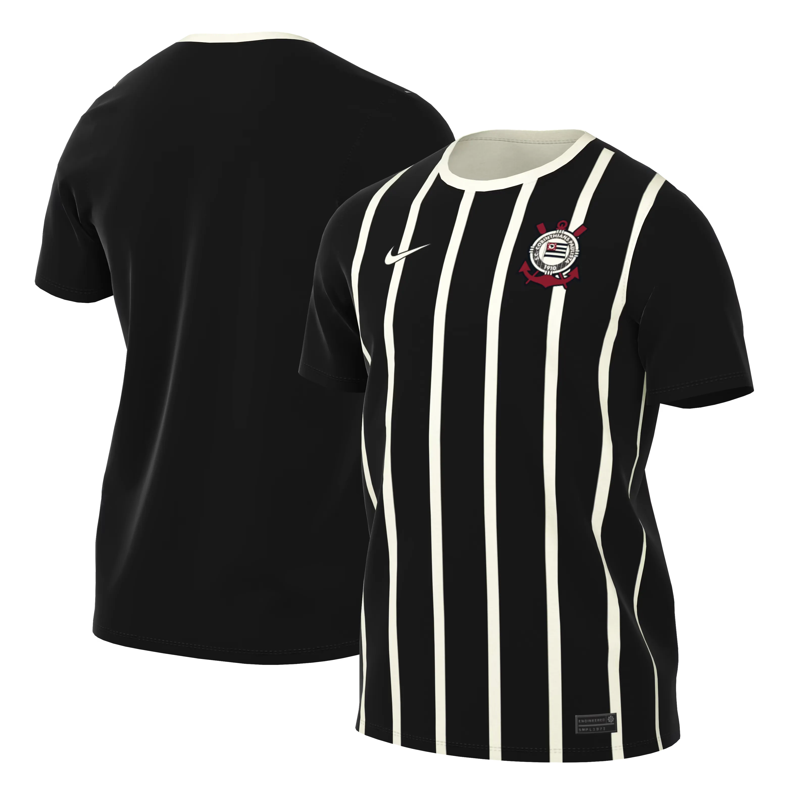 Corinthians Black Home Jersey