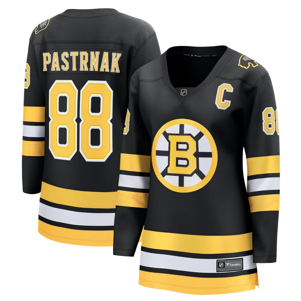 Fanatics David Pastrnak Boston Bruins Women's Home Breakaway Jersey