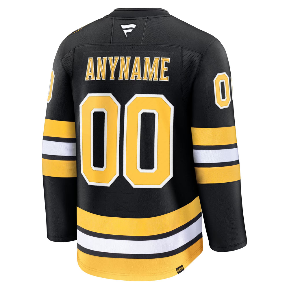 Fanatics Boston Bruins Home Premium Custom Jersey