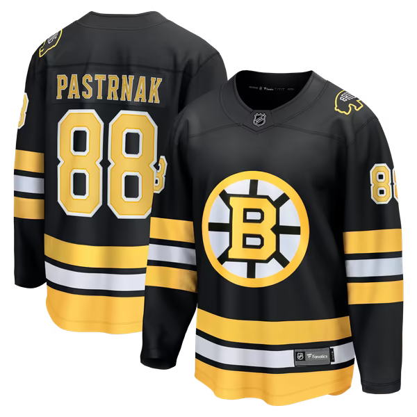 Fanatics David Pastrnak Boston Bruins Home Breakaway Jersey