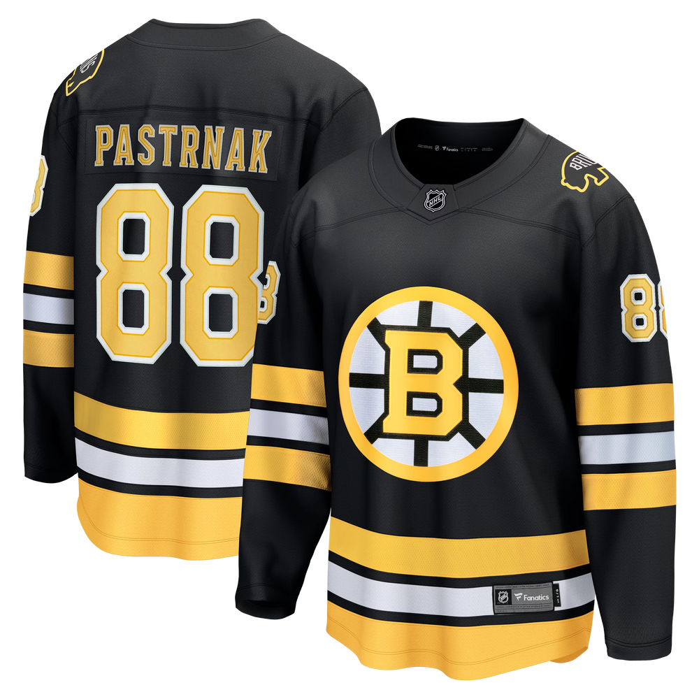 Fanatics David Pastrnak Boston Bruins Home Breakaway Jersey