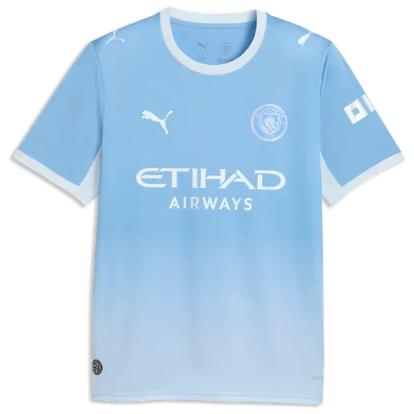 Manchester City Light Blue Home Custom Jersey