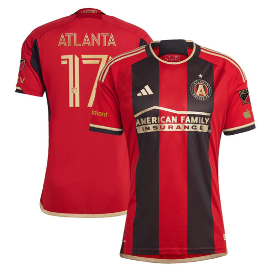 Atlanta United FC adidas 2023 The 17s' Kit Authentic Jersey - Black adidas