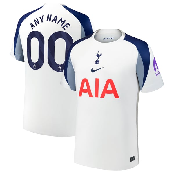 Nike Tottenham Hotspur 2025/26 Home Replica Custom Jersey