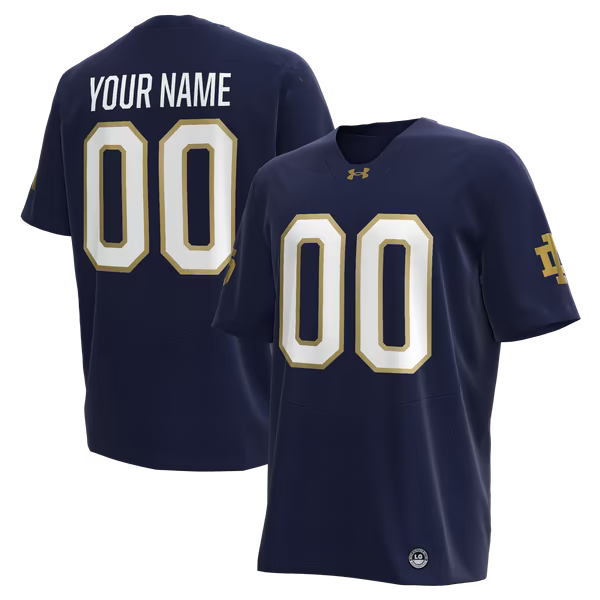 Under Armour Notre Dame Fighting Irish Custom Replica Football Jersey