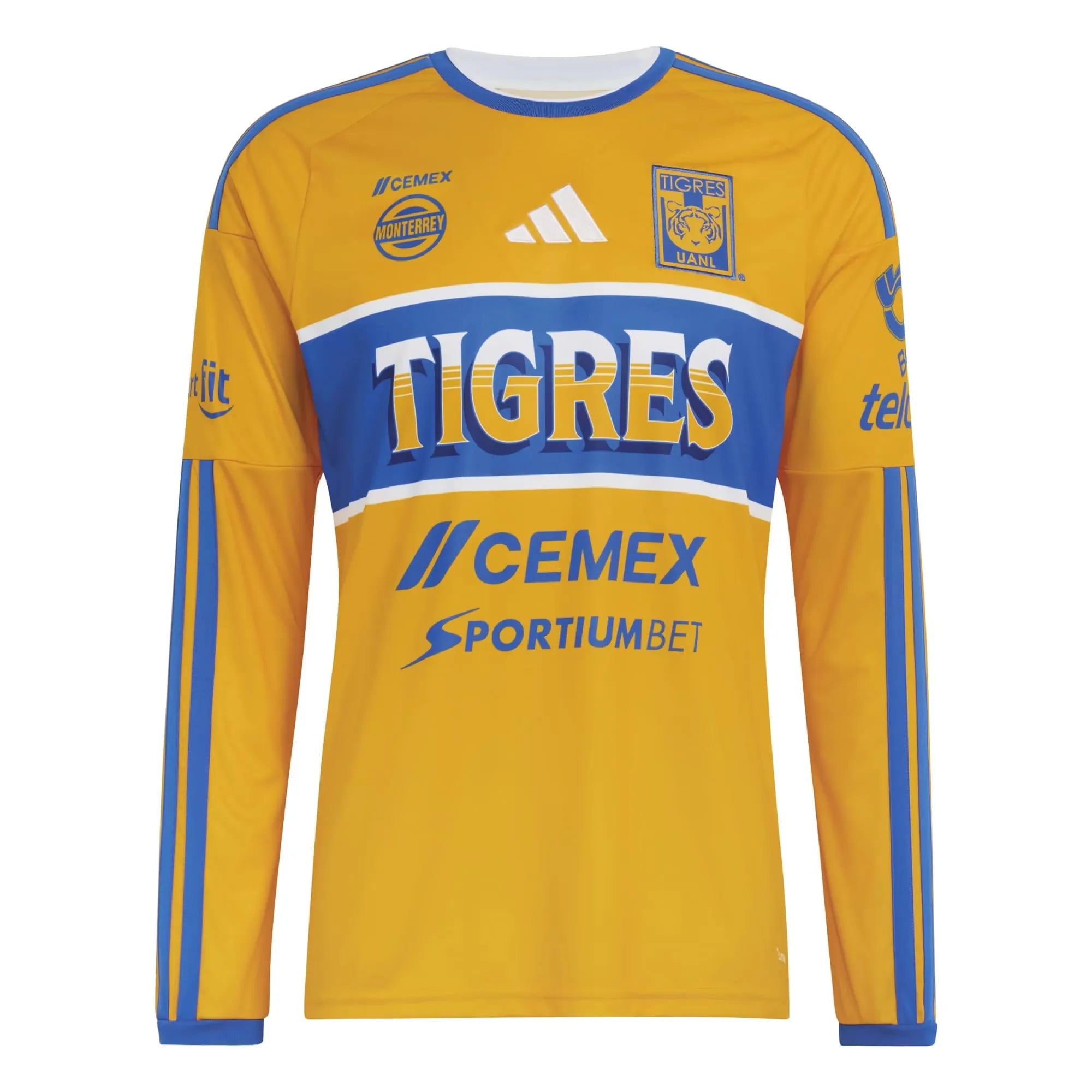 Tigres UANL Long Sleeve Home Jersey