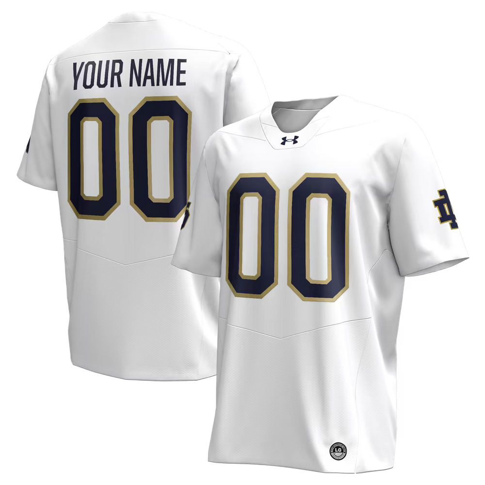 Under Armour Notre Dame Fighting Irish Custom Replica Football Jersey